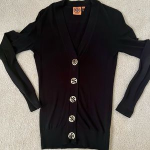 Tory Burch Black Cardigan Size XXS